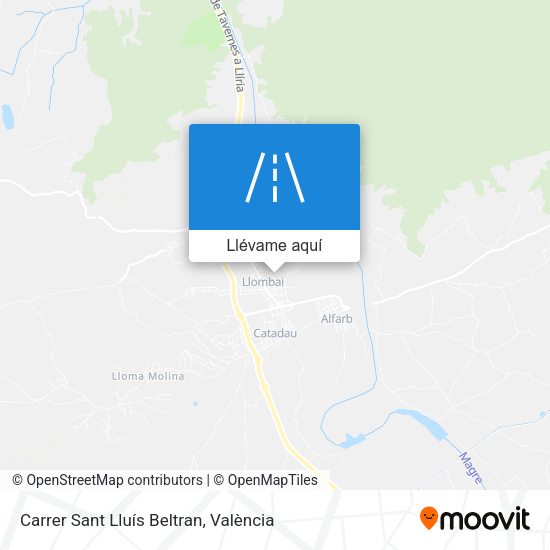 Mapa Carrer Sant Lluís Beltran