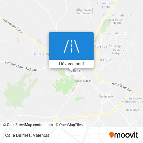 Mapa Calle Balmes