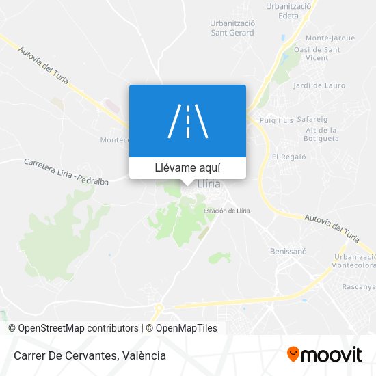 Mapa Carrer De Cervantes