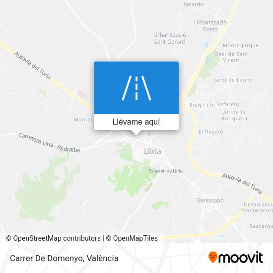 Mapa Carrer De Domenyo
