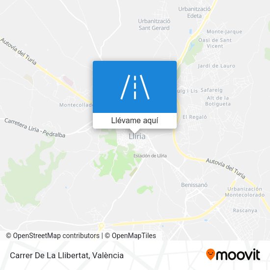 Mapa Carrer De La Llibertat