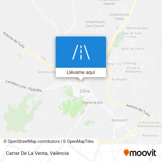 Mapa Carrer De La Venta
