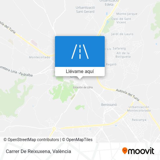Mapa Carrer De Reixuxena