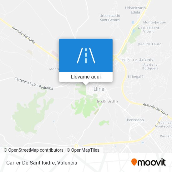 Mapa Carrer De Sant Isidre