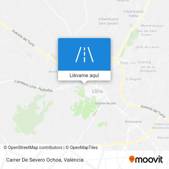 Mapa Carrer De Severo Ochoa