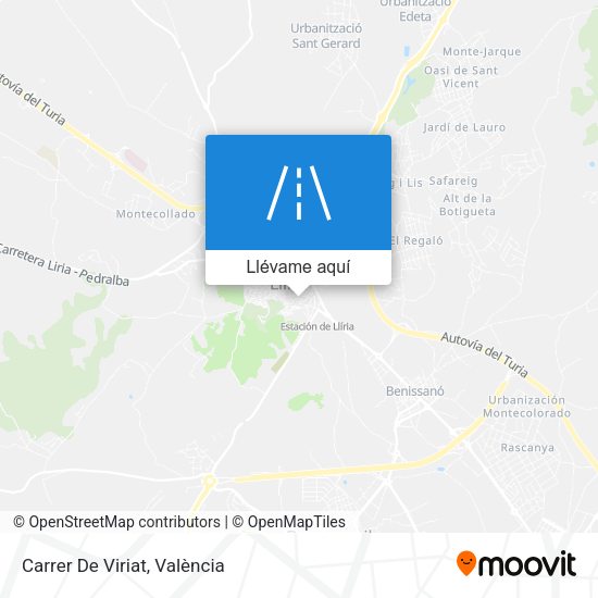 Mapa Carrer De Viriat