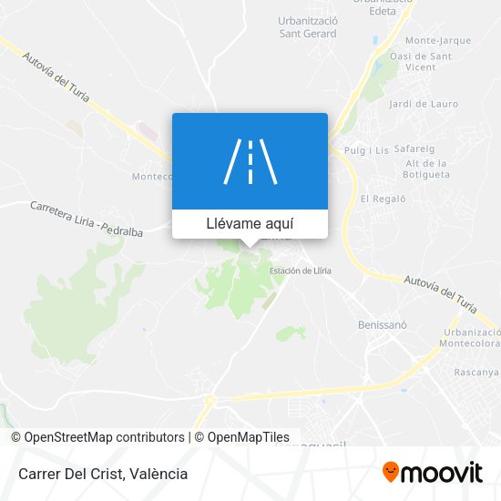 Mapa Carrer Del Crist