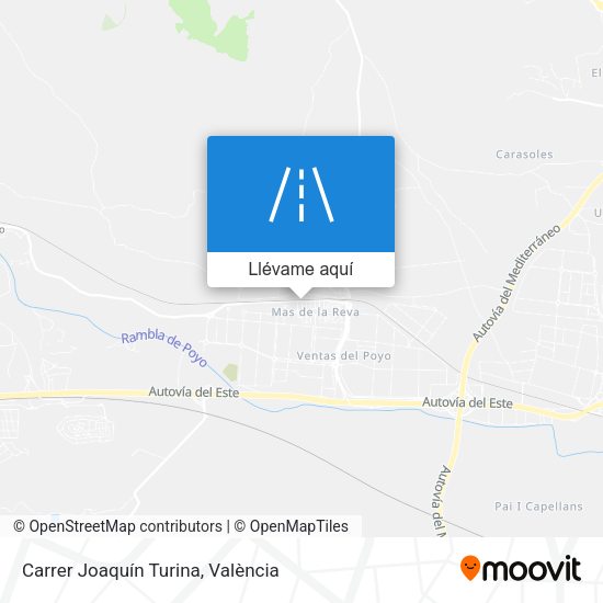 Mapa Carrer Joaquín Turina