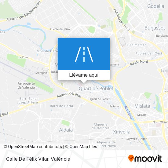 Mapa Calle De Félix Vilar