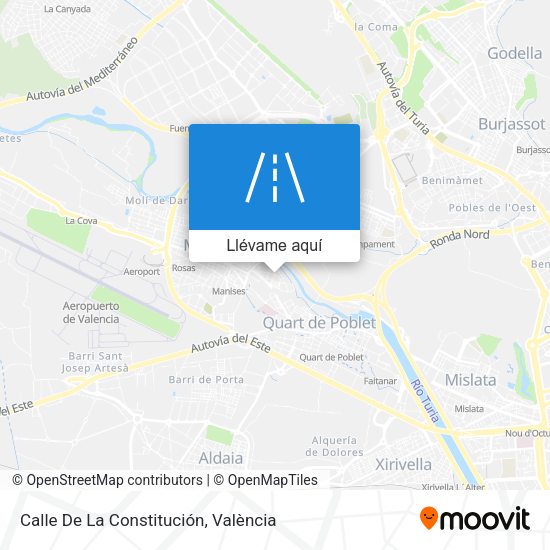 Mapa Calle De La Constitución