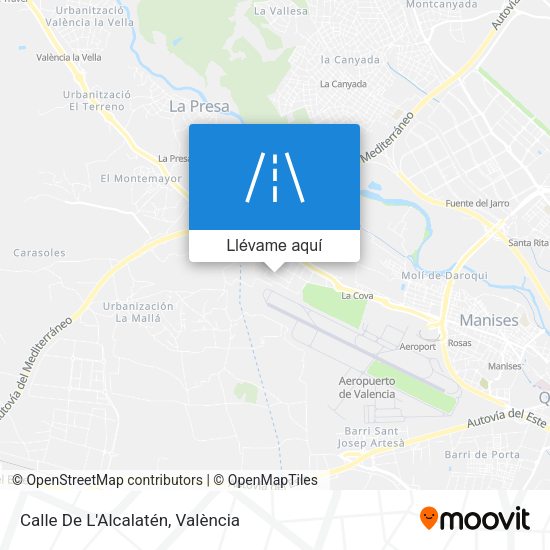 Mapa Calle De L'Alcalatén