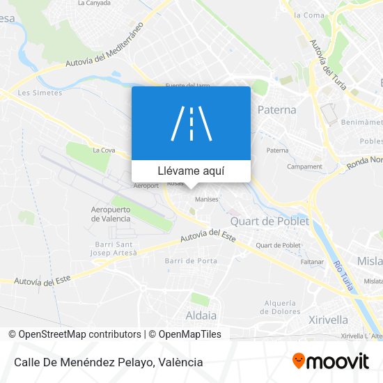 Mapa Calle De Menéndez Pelayo