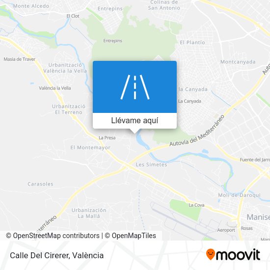 Mapa Calle Del Cirerer