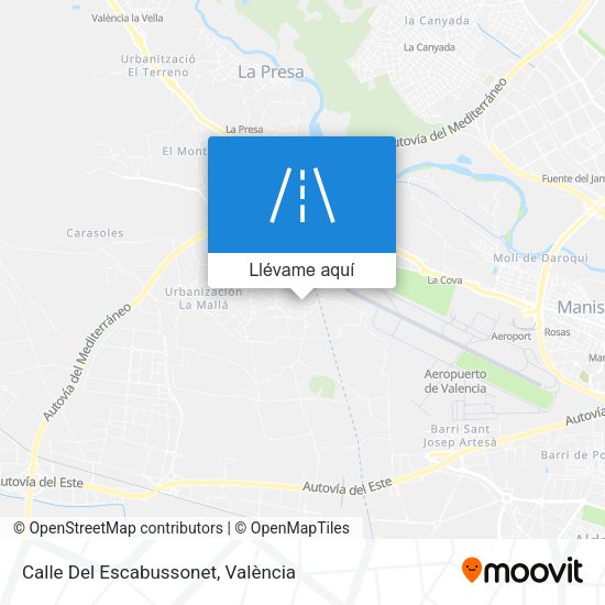 Mapa Calle Del Escabussonet
