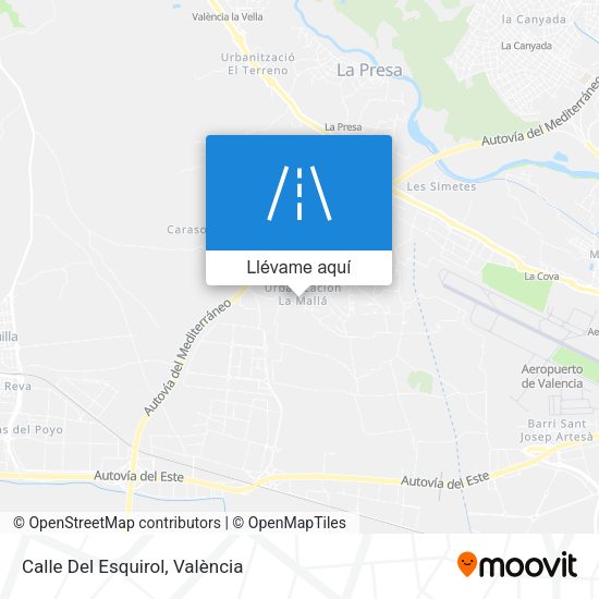 Mapa Calle Del Esquirol