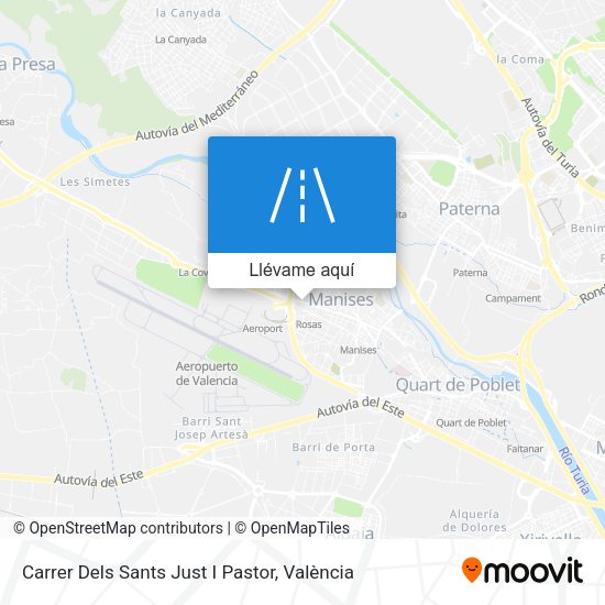 Mapa Carrer Dels Sants Just I Pastor