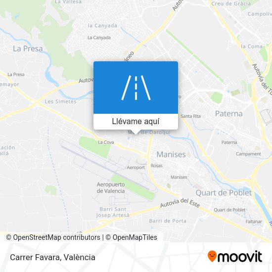 Mapa Carrer Favara