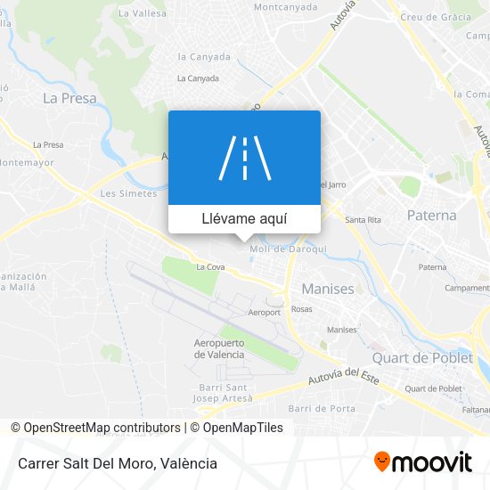 Mapa Carrer Salt Del Moro