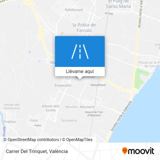 Mapa Carrer Del Trinquet