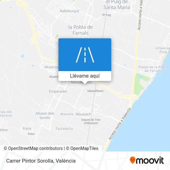 Mapa Carrer Pintor Sorolla