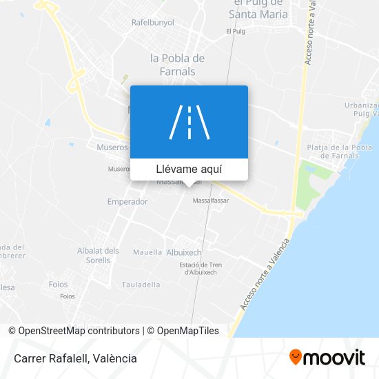 Mapa Carrer Rafalell