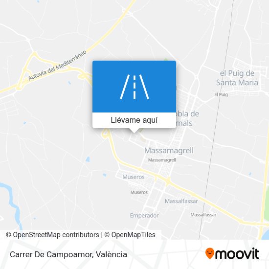 Mapa Carrer De Campoamor