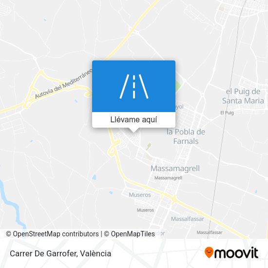 Mapa Carrer De Garrofer