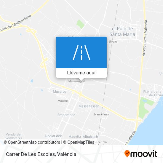 Mapa Carrer De Les Escoles