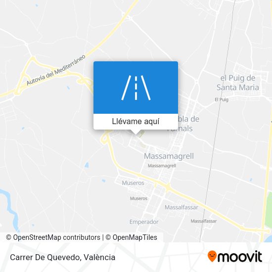 Mapa Carrer De Quevedo