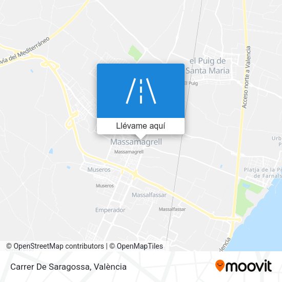Mapa Carrer De Saragossa