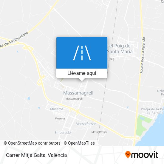 Mapa Carrer Mitja Galta