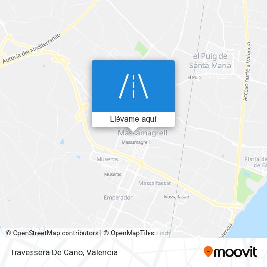 Mapa Travessera De Cano