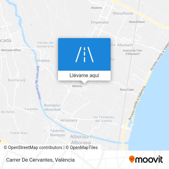 Mapa Carrer De Cervantes