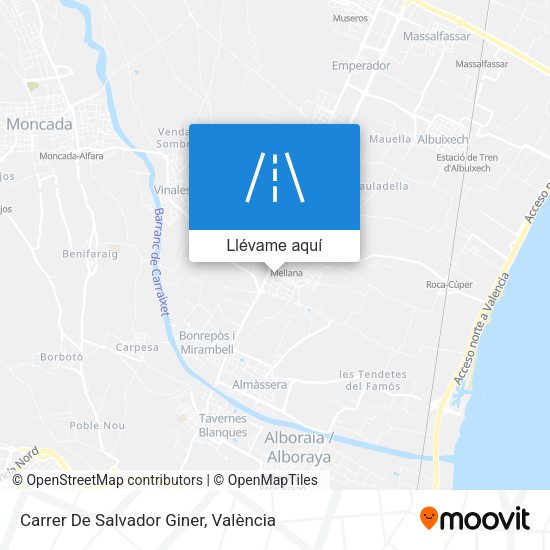 Mapa Carrer De Salvador Giner
