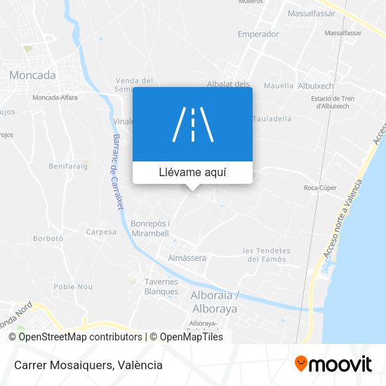 Mapa Carrer Mosaiquers