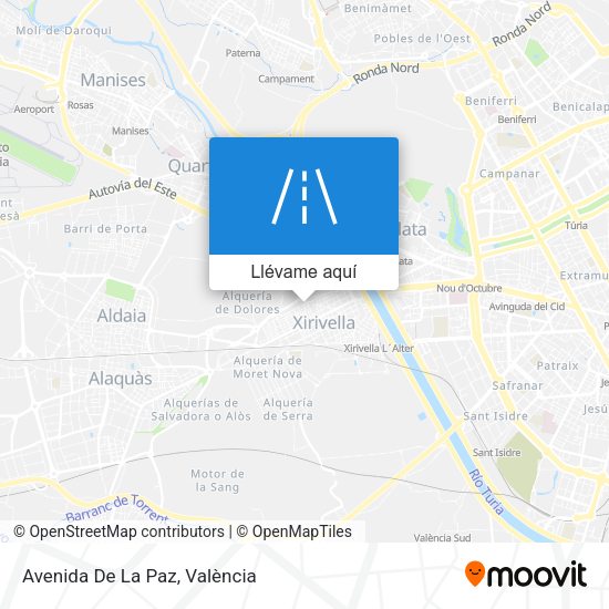 Mapa Avenida De La Paz