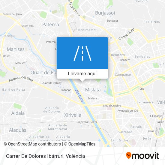 Mapa Carrer De Dolores Ibárruri