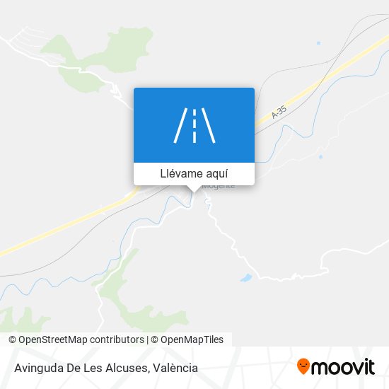 Mapa Avinguda De Les Alcuses