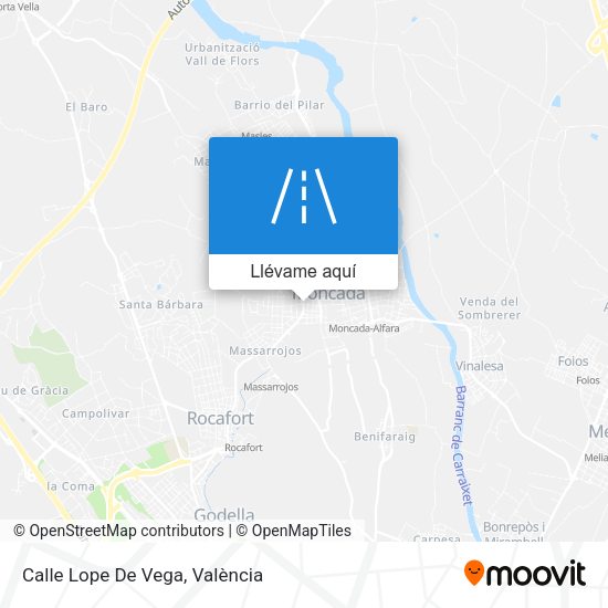 Mapa Calle Lope De Vega