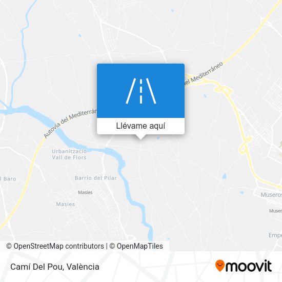 Mapa Camí Del Pou
