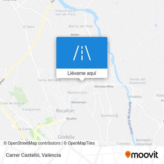 Mapa Carrer Castelló
