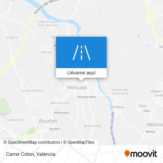 Mapa Carrer Colon