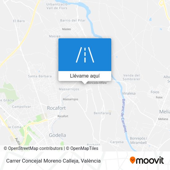 Mapa Carrer Concejal Moreno Calleja