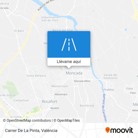 Mapa Carrer De La Pinta