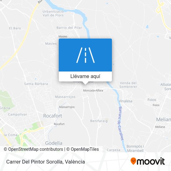 Mapa Carrer Del Pintor Sorolla