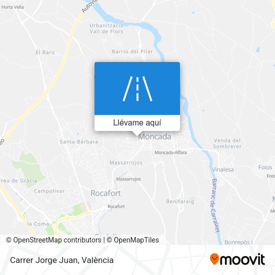 Mapa Carrer Jorge Juan