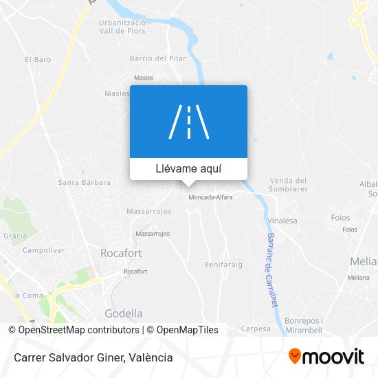 Mapa Carrer Salvador Giner