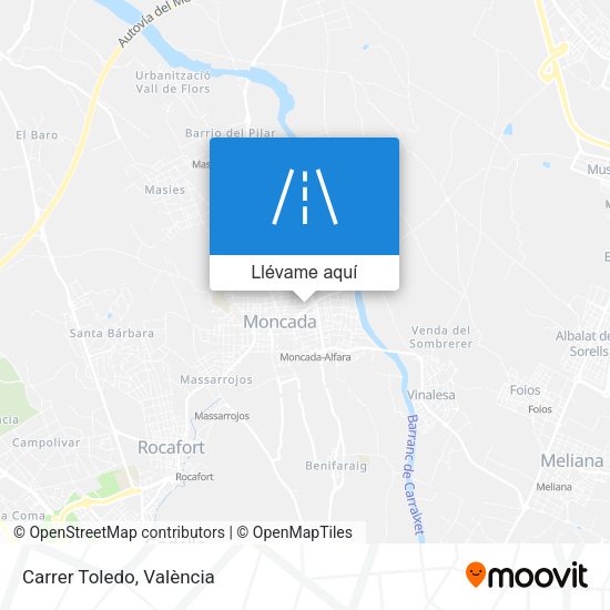 Mapa Carrer Toledo