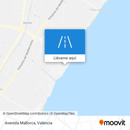 Mapa Avenida Mallorca