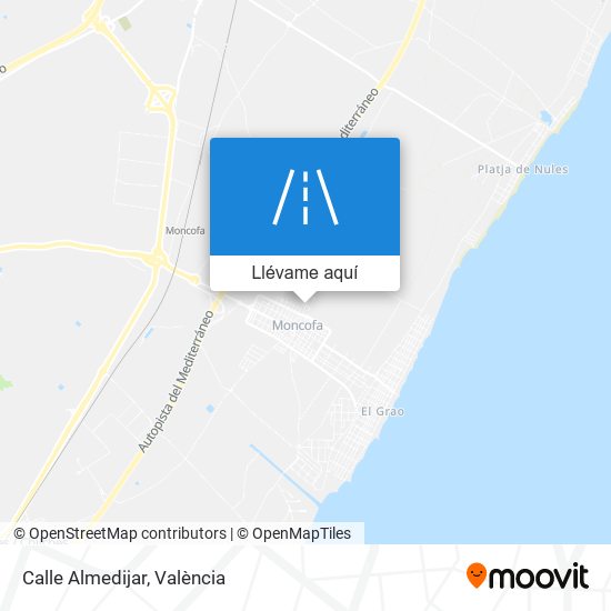 Mapa Calle Almedijar
